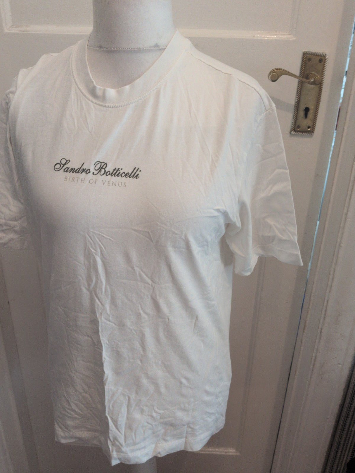 Primark Small Botticelli White Print Short Sleeve T-shirt