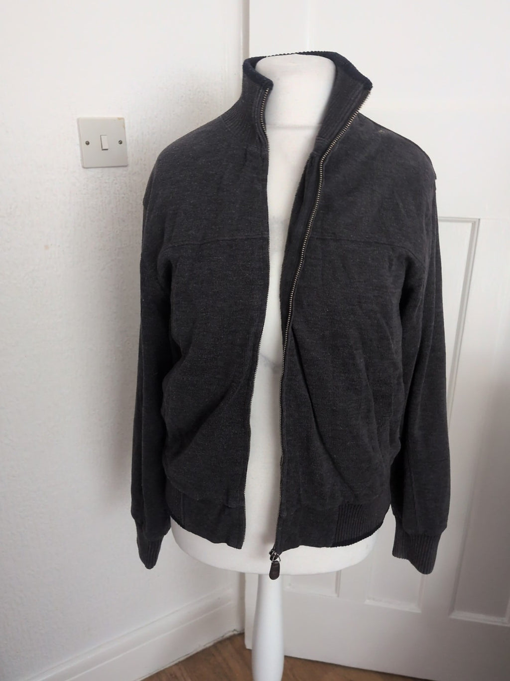Blue Harbour Medium Fleece Lined Full Zip Jumper Navy