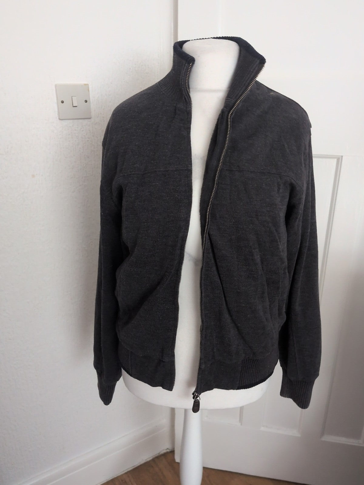 Blue Harbour Medium Fleece Lined Full Zip Jumper Navy