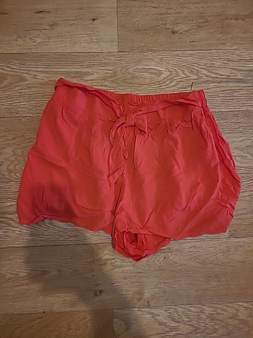 Ladies Primark Size 12 Coral Elasticated Shorts