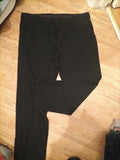 Mens M&S Size 40 Short Black Trousers