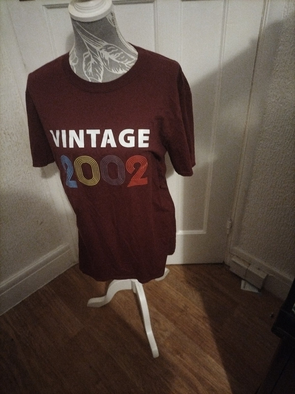 Mens Gildan Size Medium Burgundy Tshirt