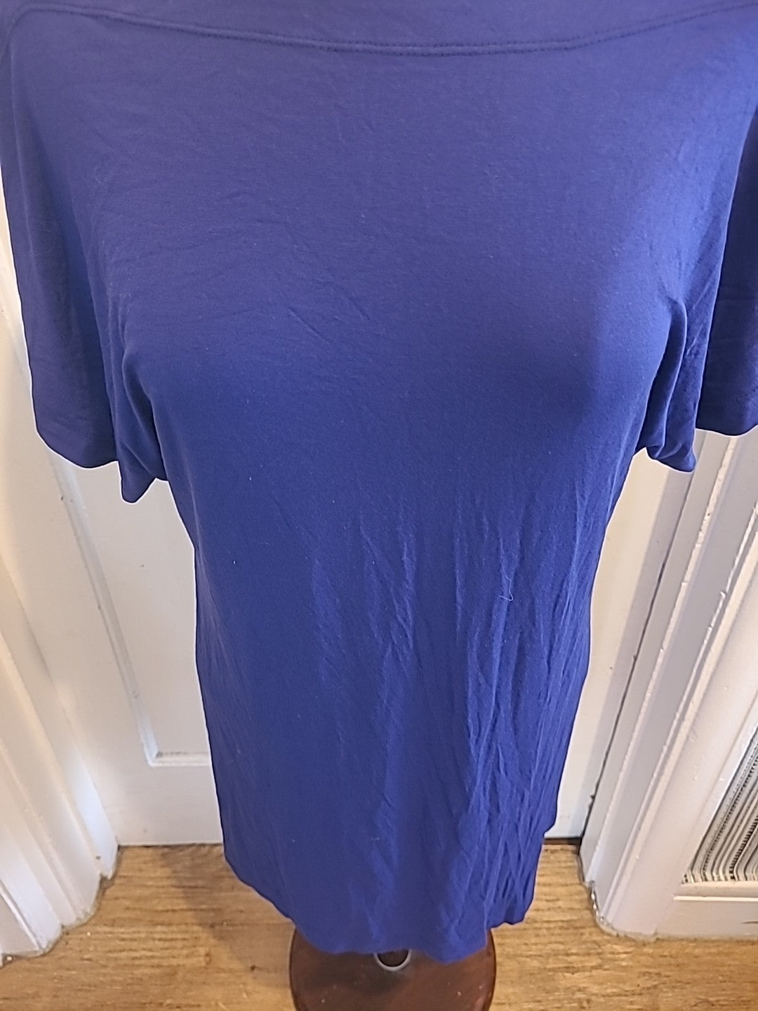 Ladies Next Size 12 Purple Short Sleeved Longline Top