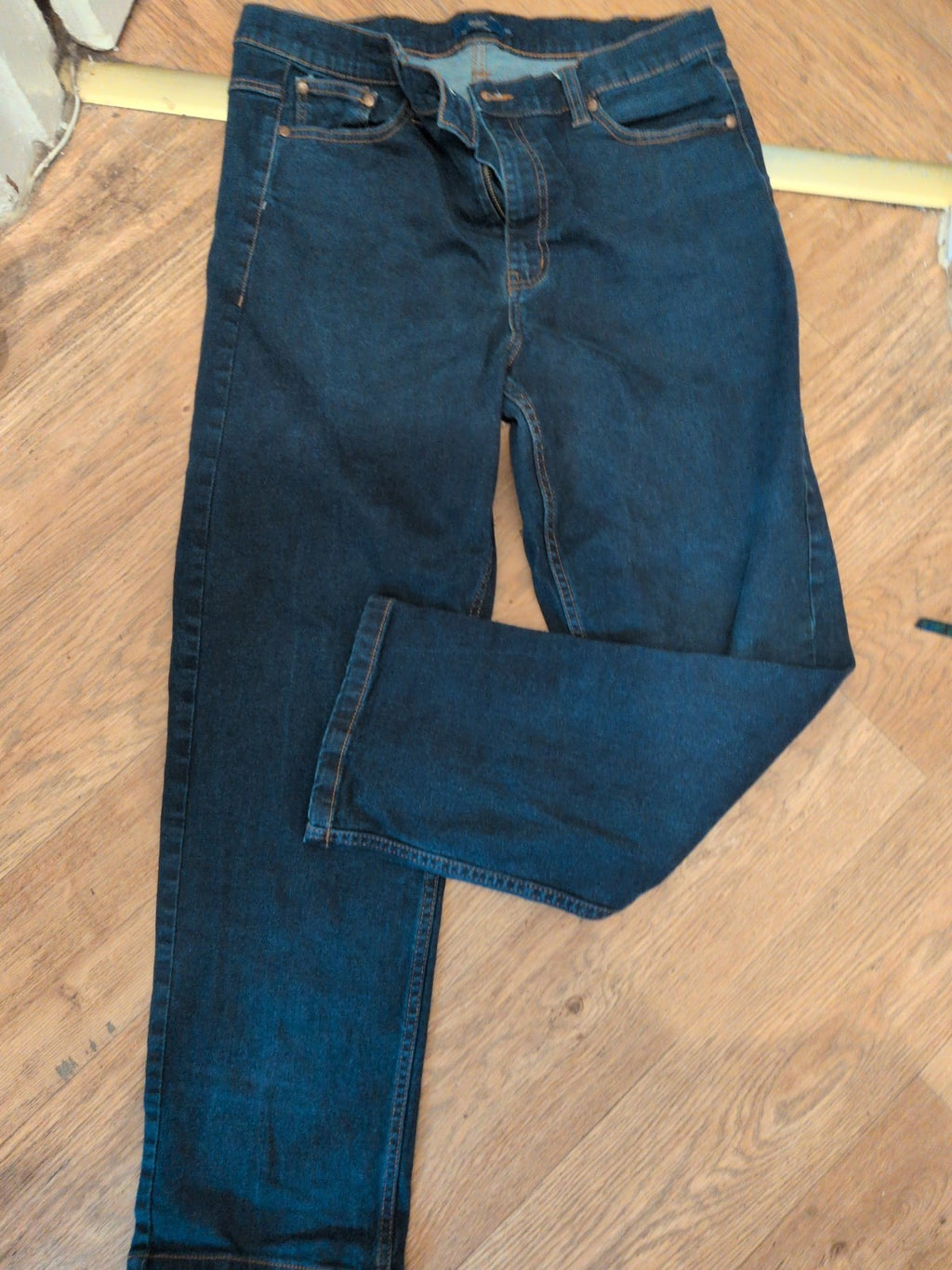 Cotton Traders 36" Straight Jeans