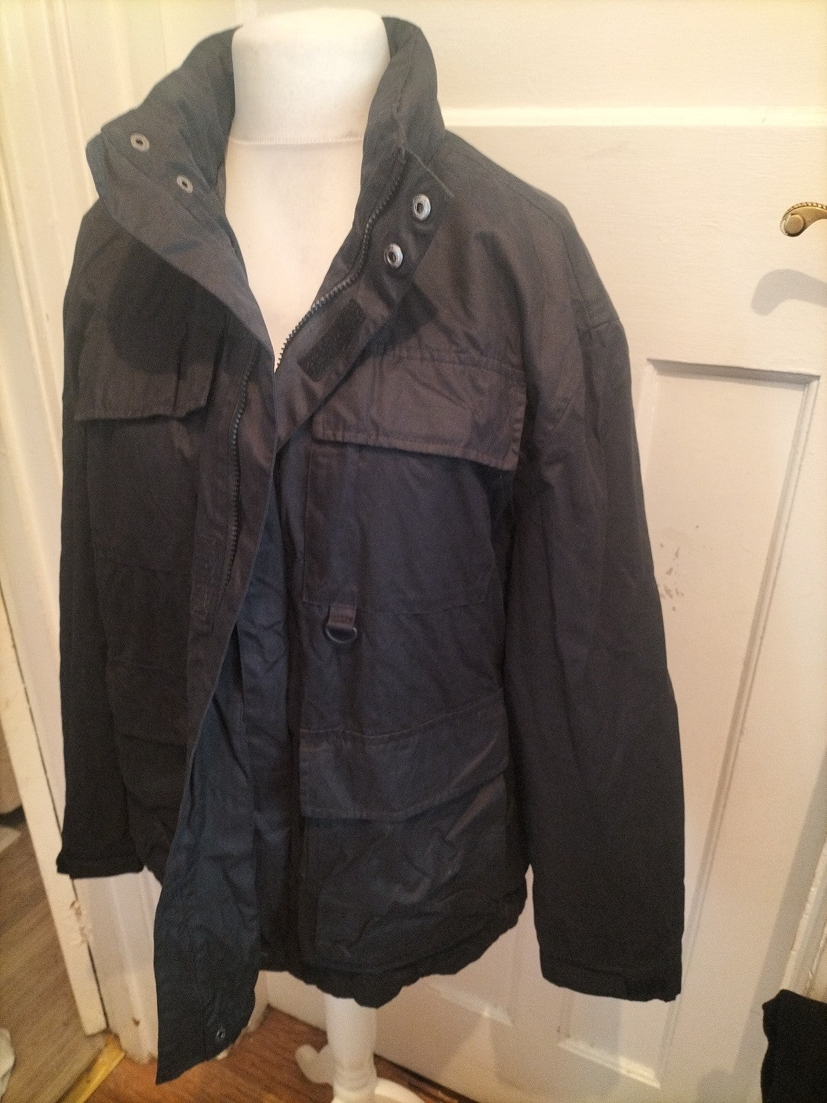 Red Herring Large Black Full Zip Jacket