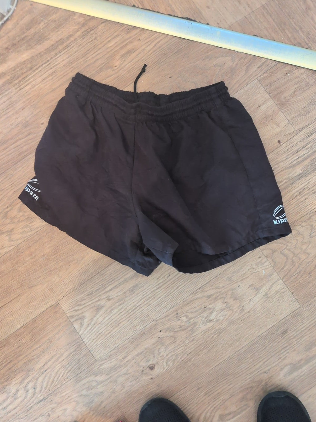 Kipsta Medium Black Elasticated Shorts