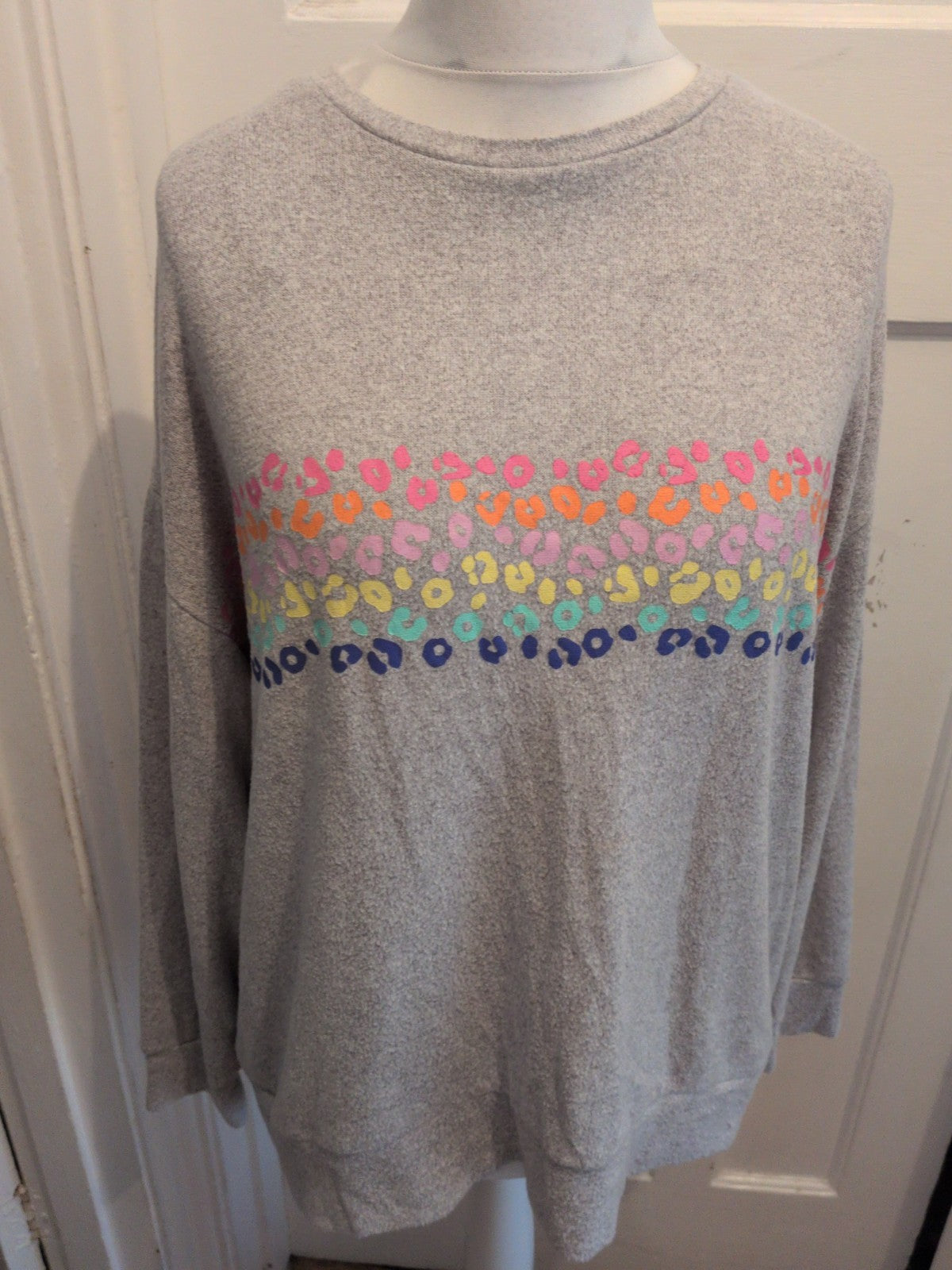 Tu 22 Grey With Pattern Pullover Jumper