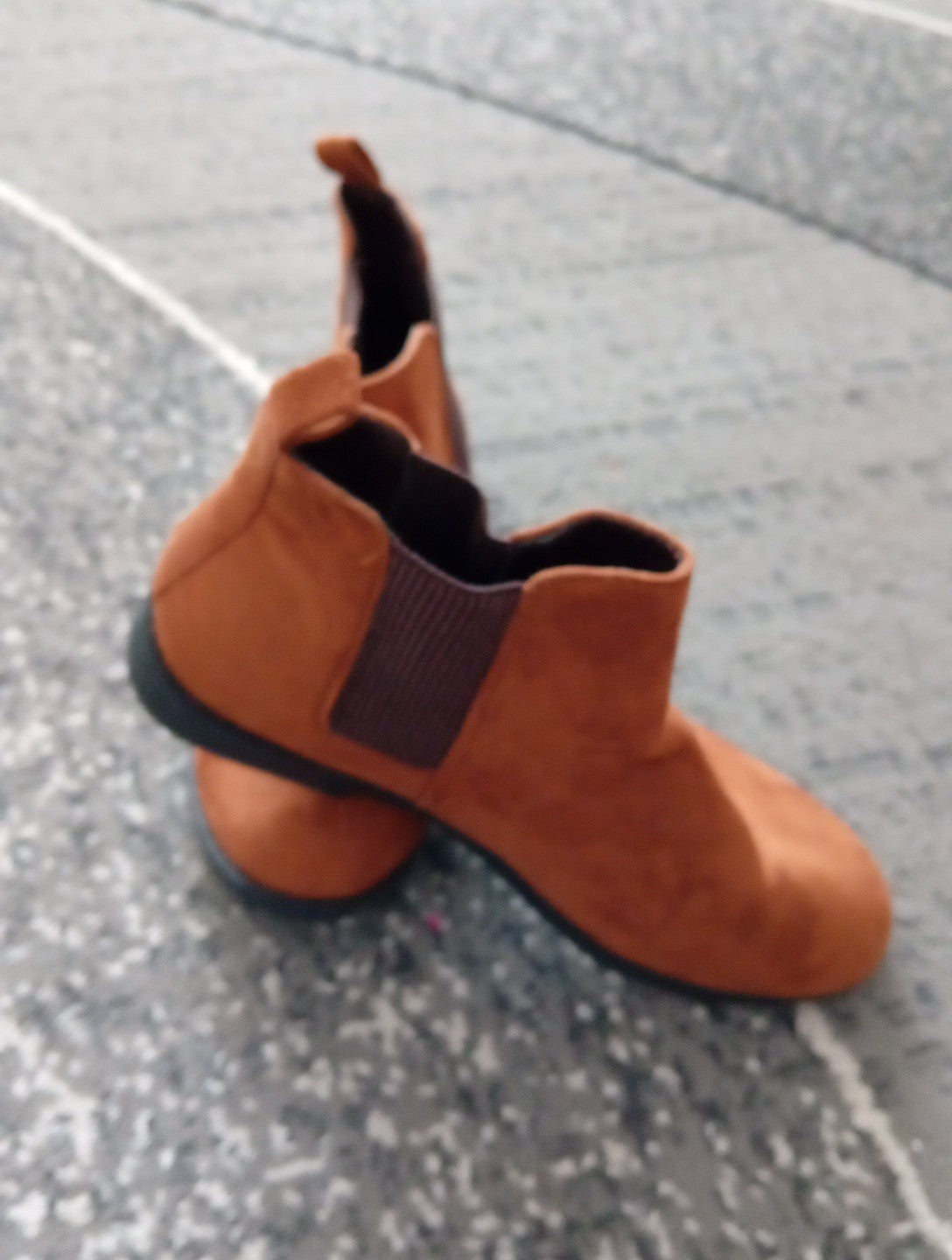 Ladies Brown Suede Ankle Boots Size 4 Studio Free Delivery