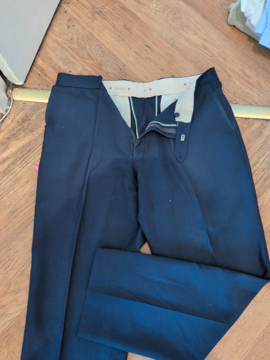 Skads 36r Navy Smart Trousers