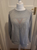Mens Beyond The Valley Size XL Grey Print Sweatshirt