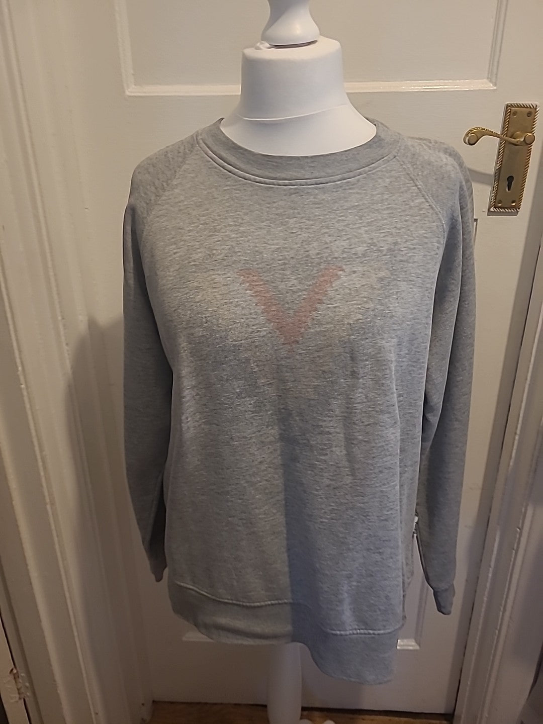 Mens Beyond The Valley Size XL Grey Print Sweatshirt
