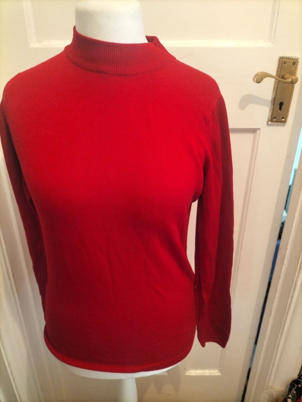 EWM 10-12 Red Cowl Neck Jumper