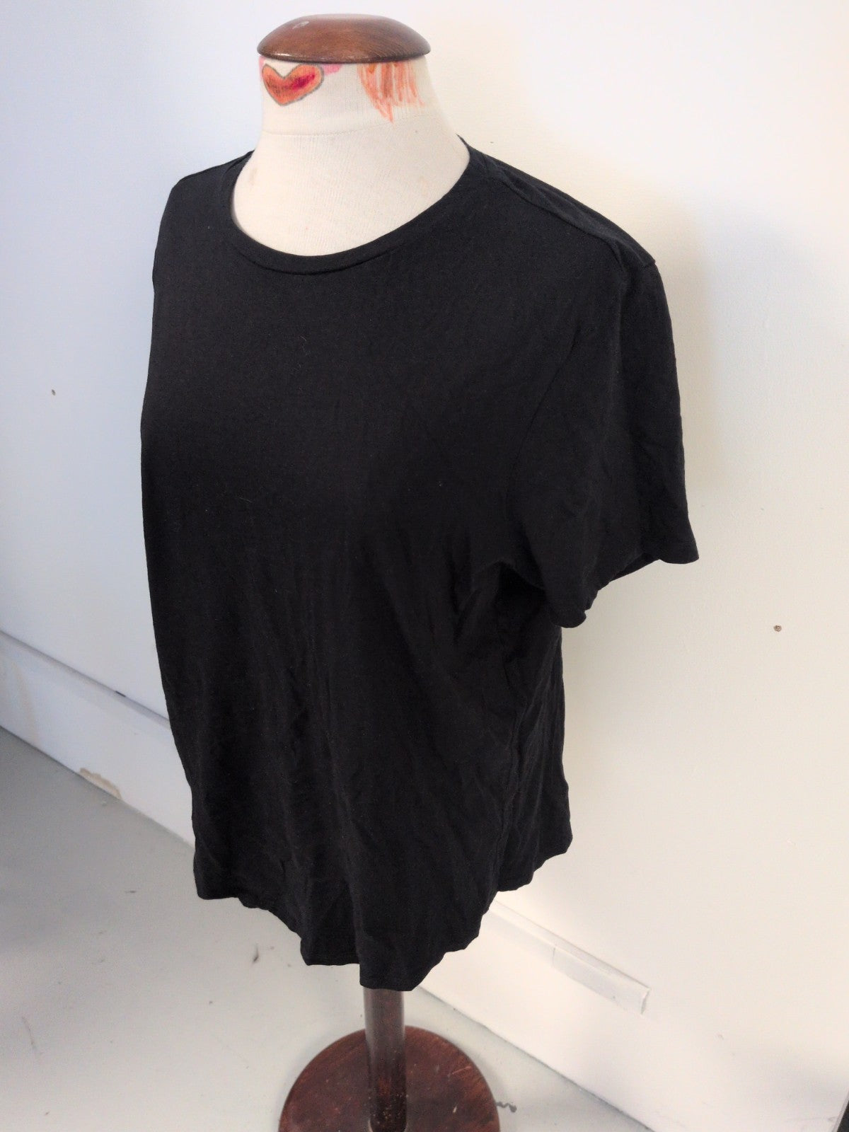 George 18 Black Crew Neck Short Sleeve T-shirt