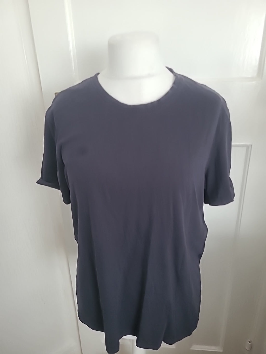 Mens XL Navy Short Sleeved Plain Tshirt