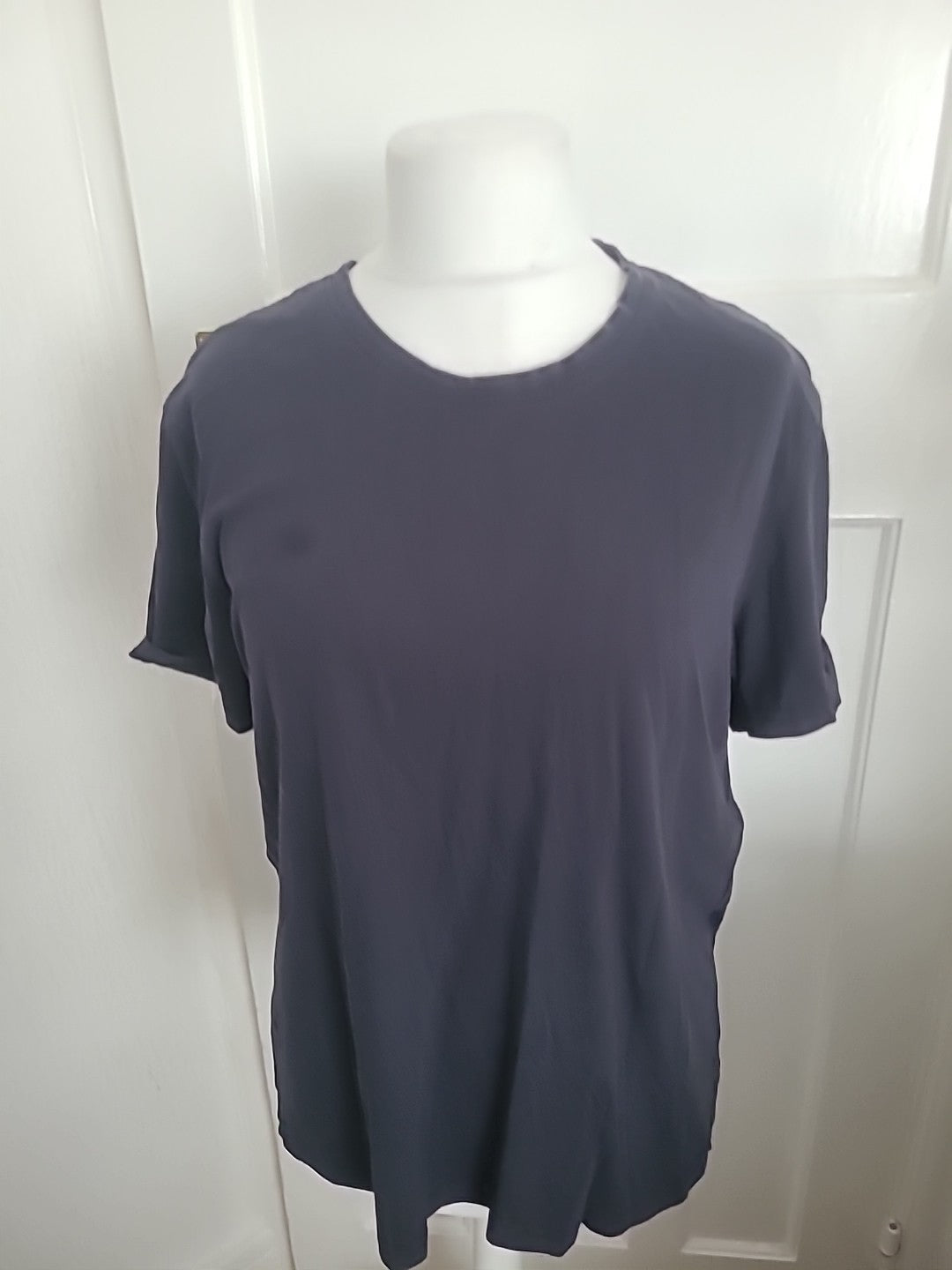 Mens XL Navy Short Sleeved Plain Tshirt