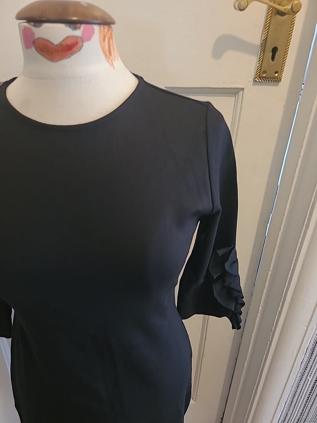Ladies Black Dress Size Med Find 3/4 Sleeve