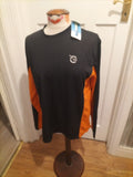 Brand New Mens Cool Max Size 42R Orange Black Long Sleeved Sports Tshirt
