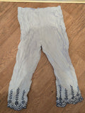 Tu 10 Blue White Stripe Elasticated Legging