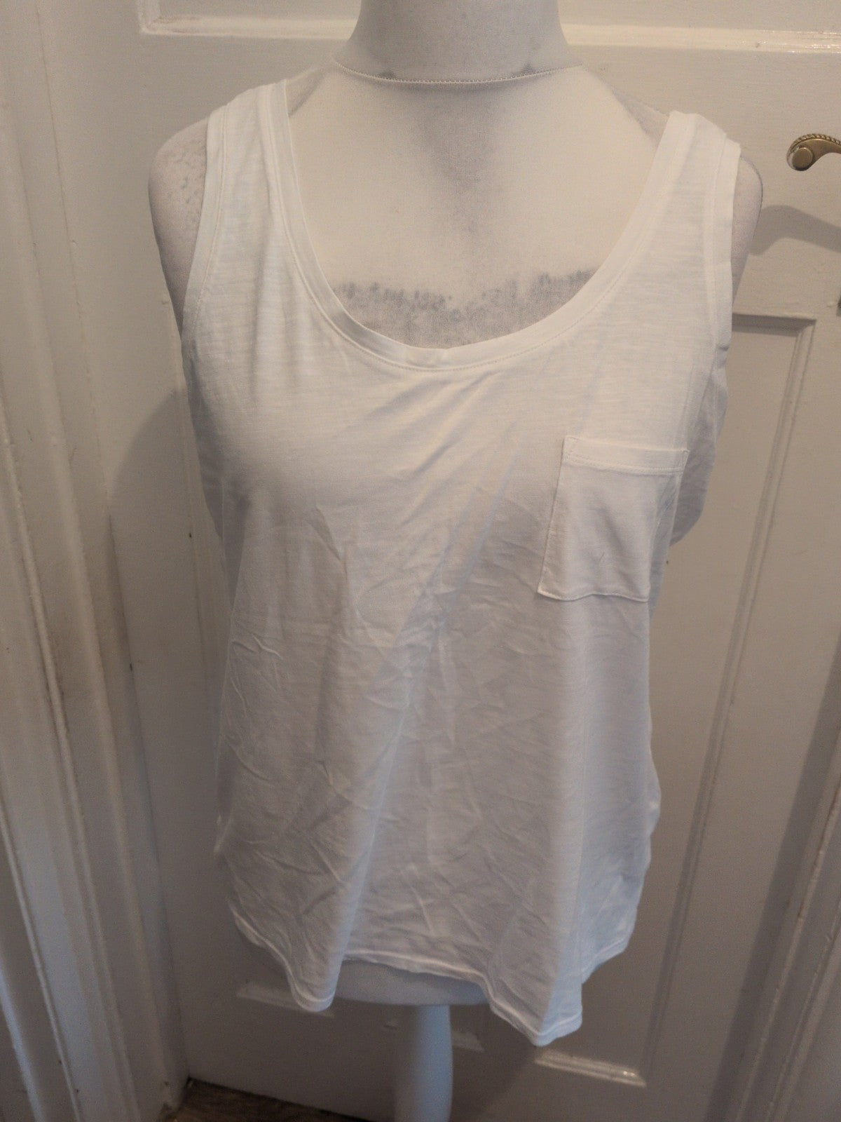 Papaya 16 White Tank Vest Top Sleeveless