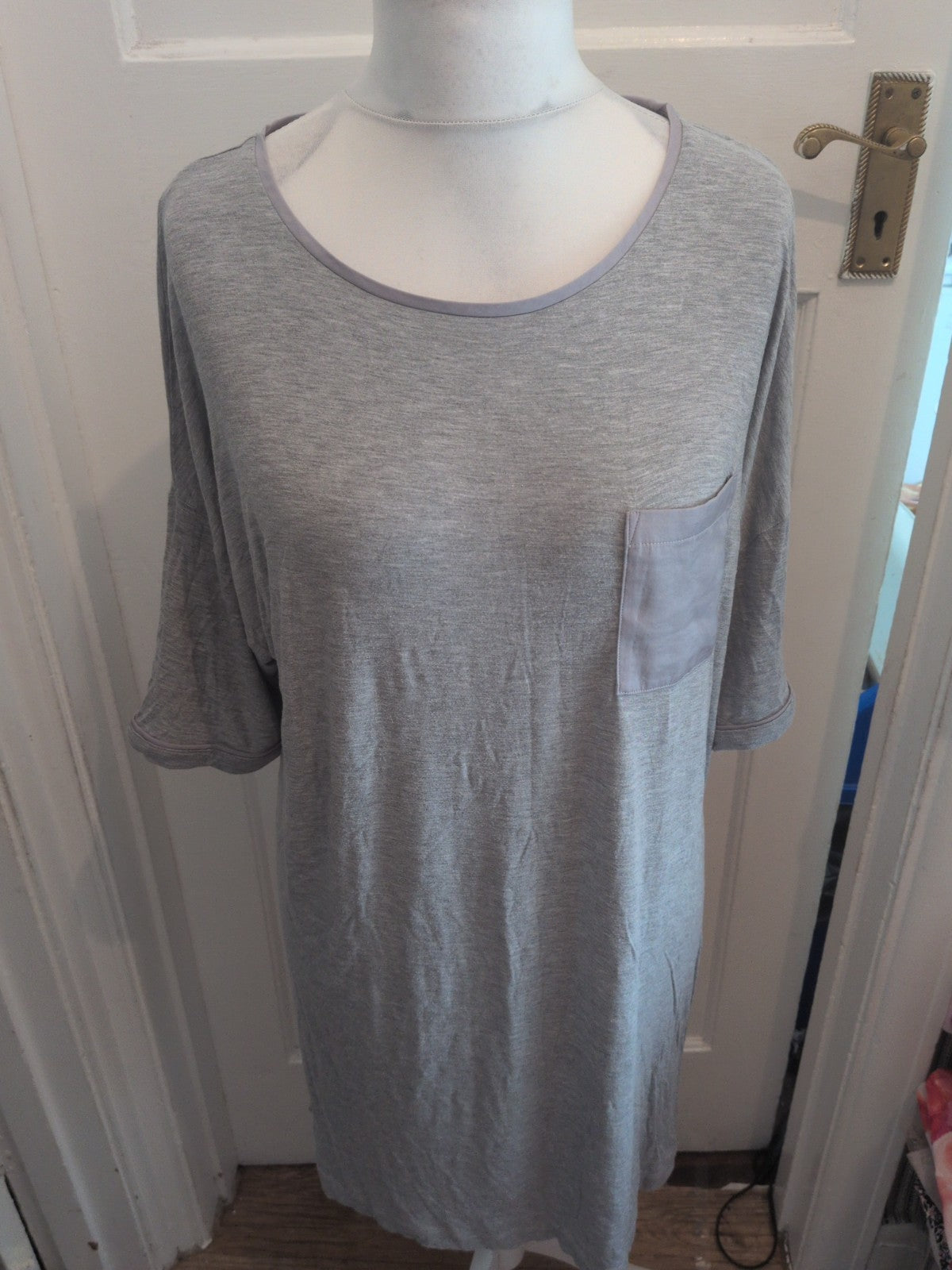 M&S Body Large Grey Short Sleeve Nightwear