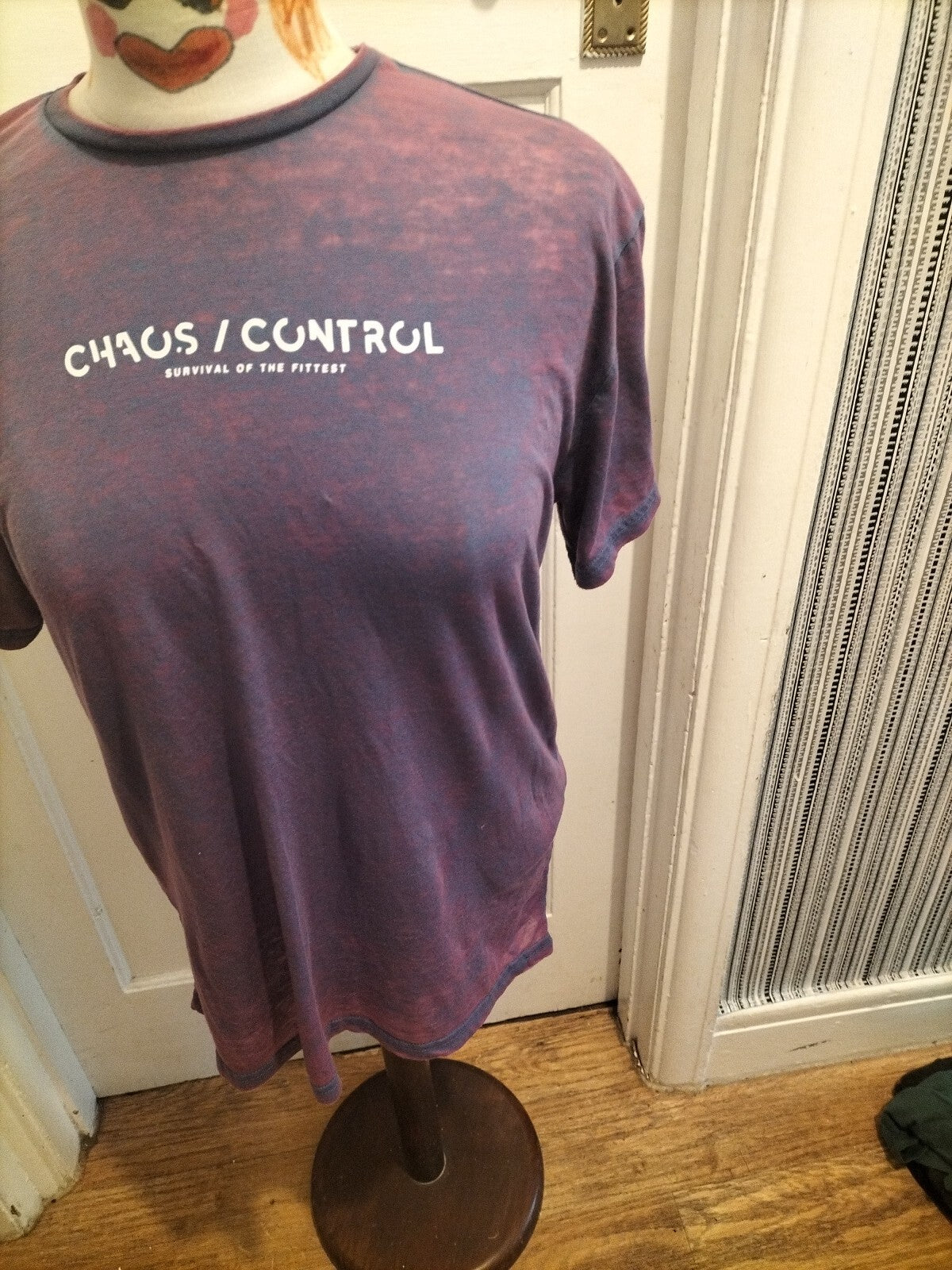 Men's Primark Purple Pink Short Sleeve T-shirt