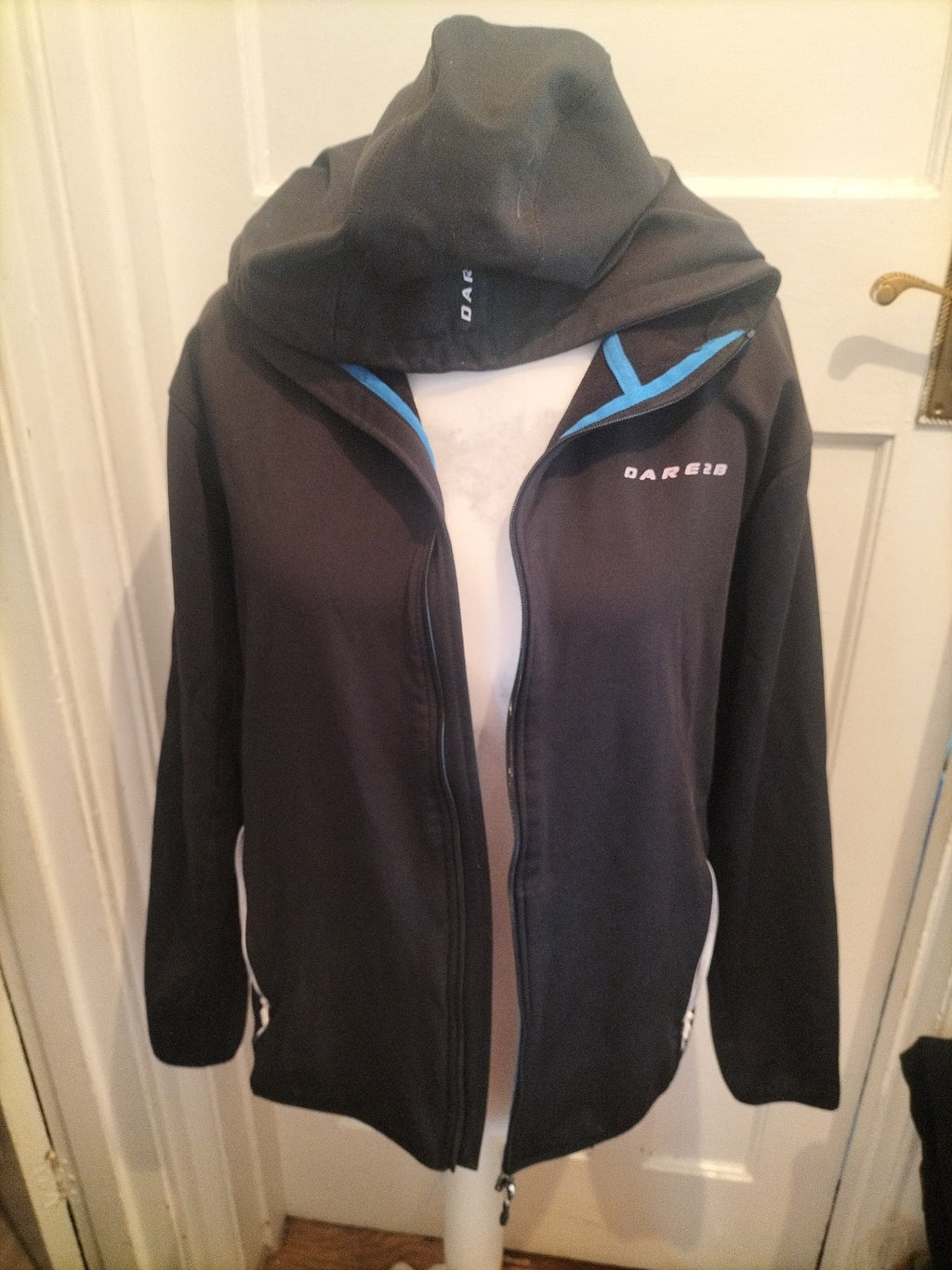 Dare2be Medium Black Full Zip Hoodie Track Jacket