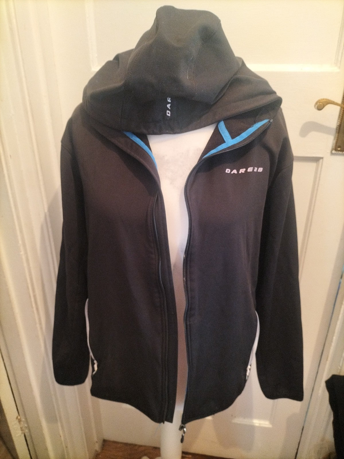 Dare2be Medium Black Full Zip Hoodie Track Jacket