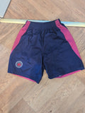 Small Purple And Pink Elasticated North Somerset Shorts