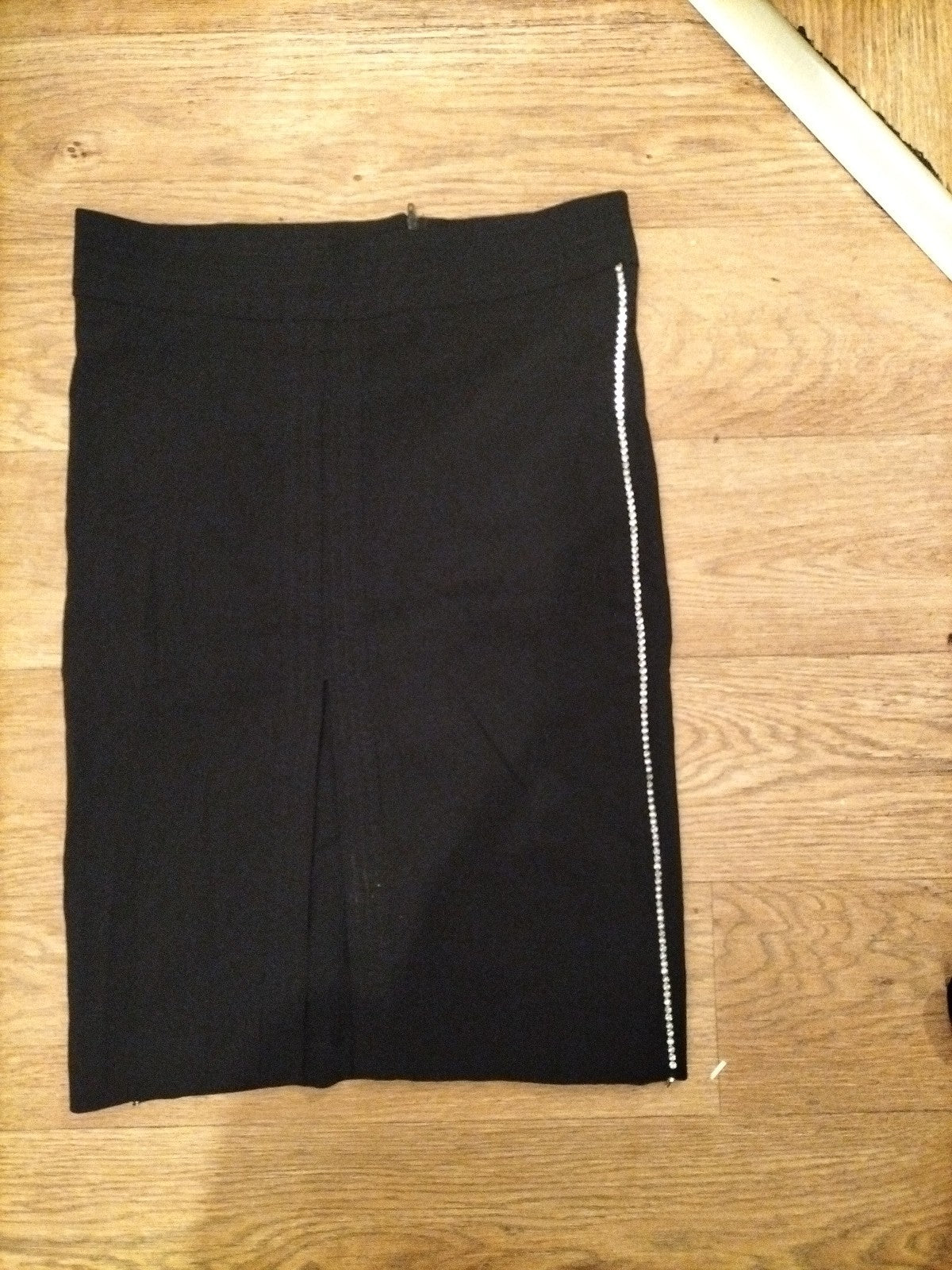 Ladies Million Dollar Babe Size 10 Black With Diamanté Pencil Skirt