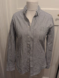Tu Man Medium Navy Stripe Long Sleeve Shirt