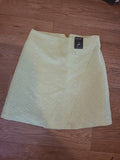 Brand New Ladies Primark Size 6 Neon Yellow Skirt