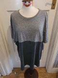 Mens Tu Size 2xl Two Tone Grey Short Sleeved Tshirt