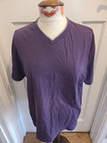 Mens Tu Size Large Purple Short Sleeved Pyjama Top