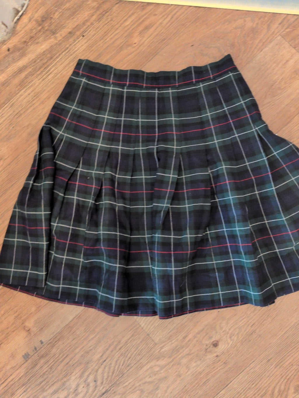 Winterbourne 28" Tartan Check Flare Skirt Knee Length