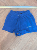Boohoo Medium Blue With Print Sweat Shorts