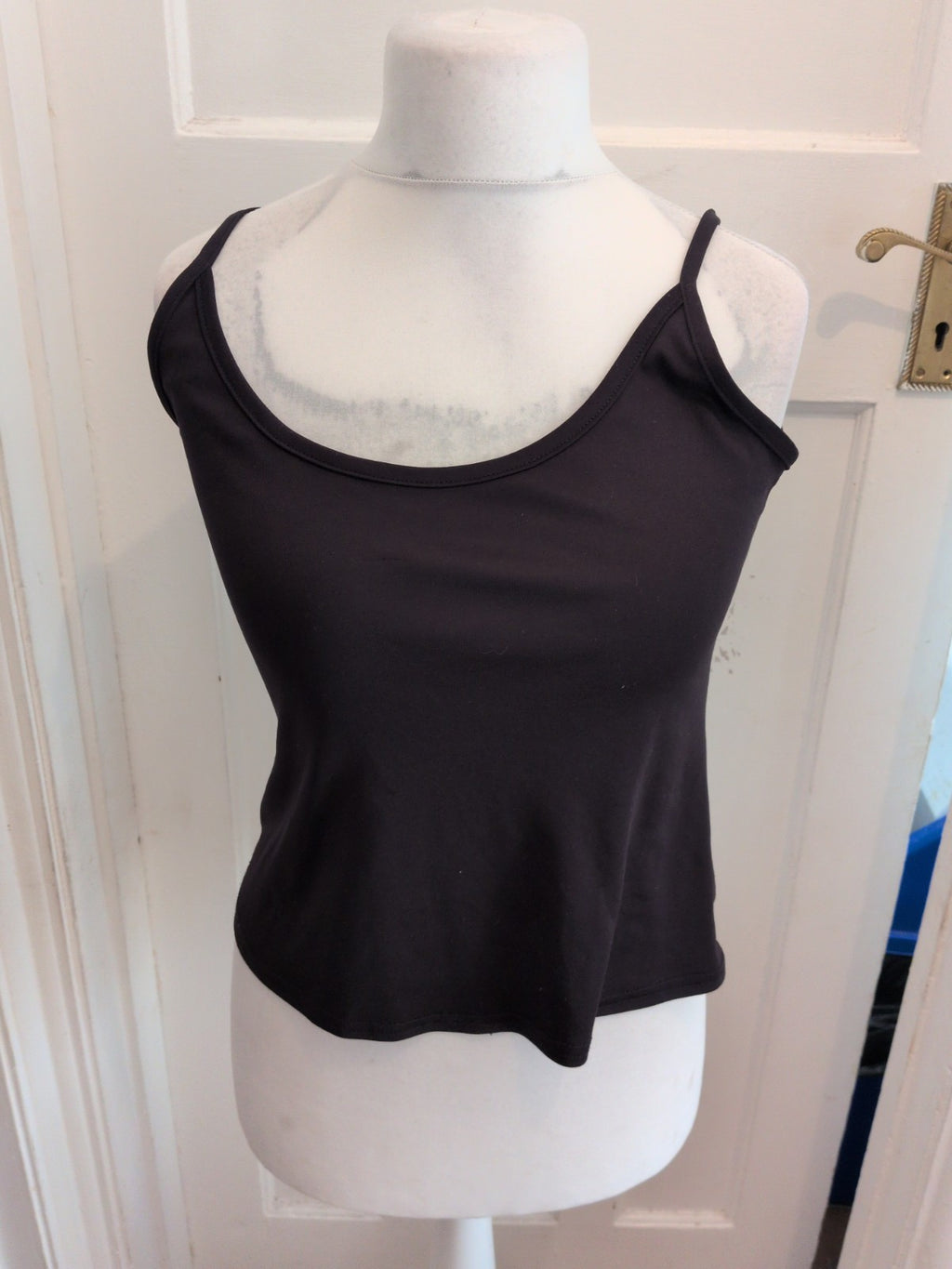 Large Black Sleeveless Cami Top