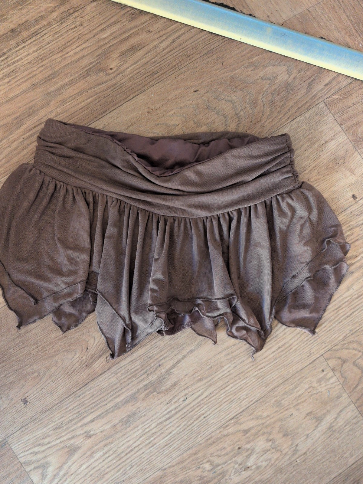 Shein Xs Brown Slight Stretch Skort *