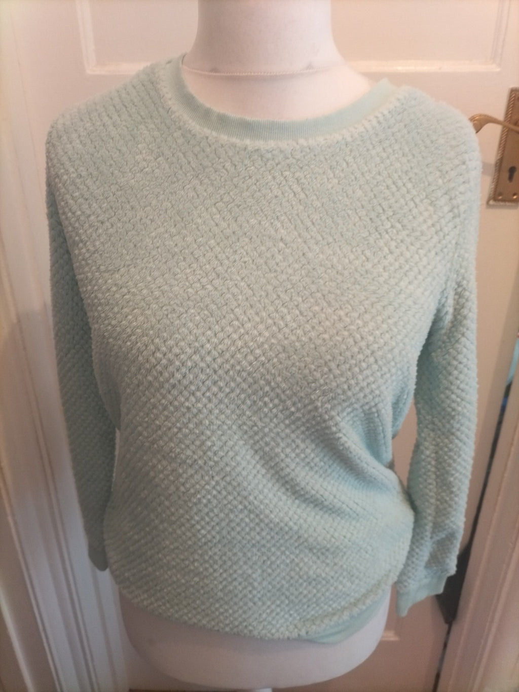 Primark 6-8 Aqua Turquoise Long Sleeve Jumper