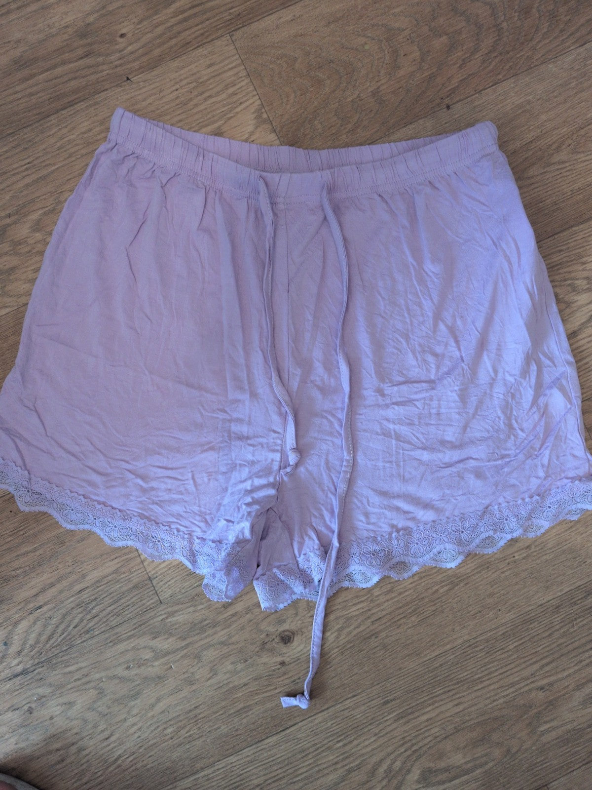 Ladies Size Medium Purple Pyjama Shorts