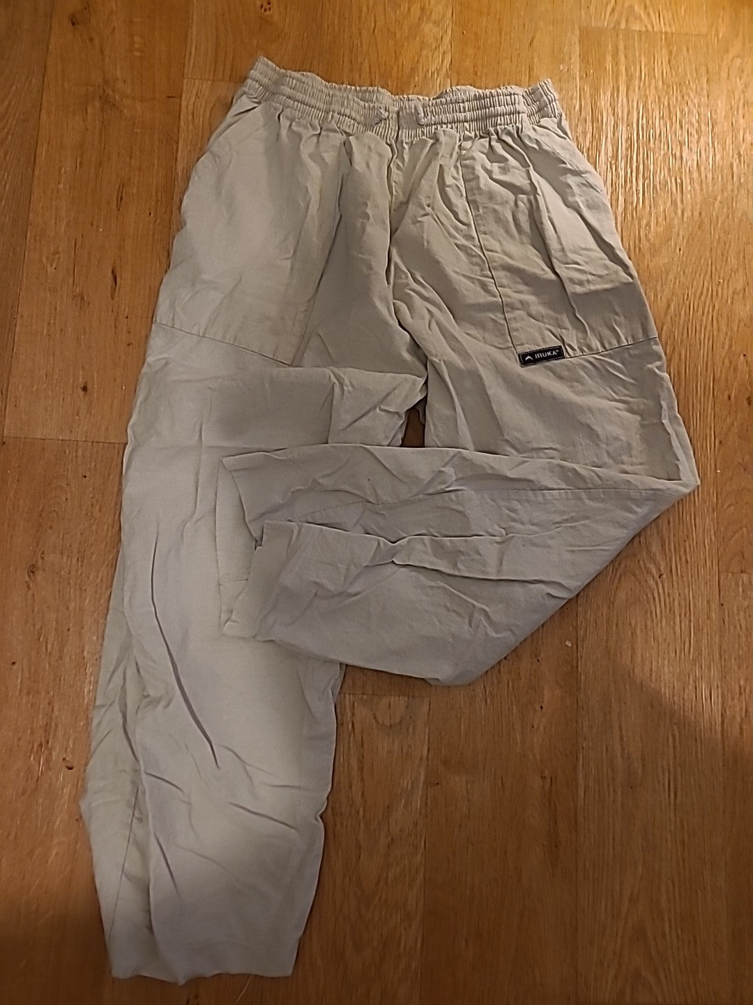 Mens Talla Size 2XL Stone Elasticated Trousers