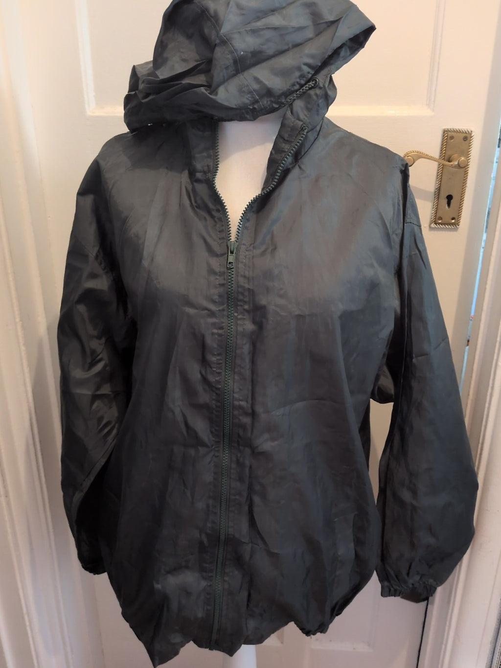 Mens Pro Climate Size Large Green Rain Mac