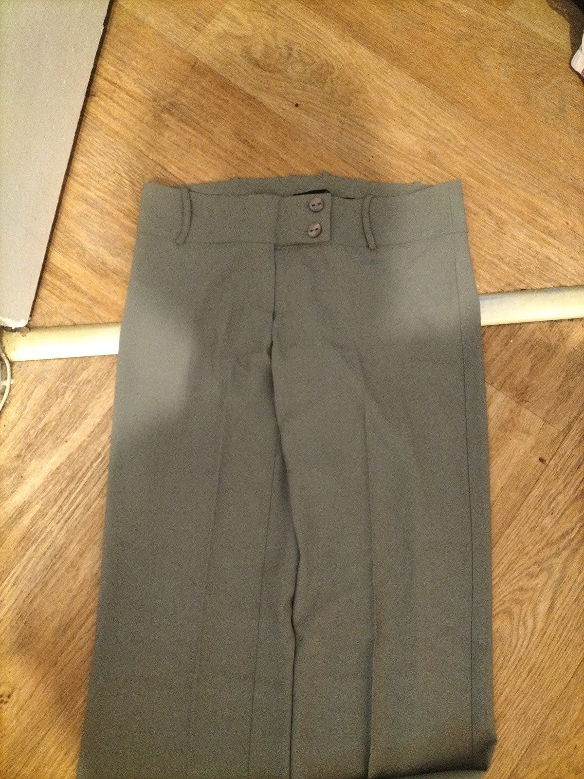 Ladies Annarita Size Euro 44 Sage Green Trousers