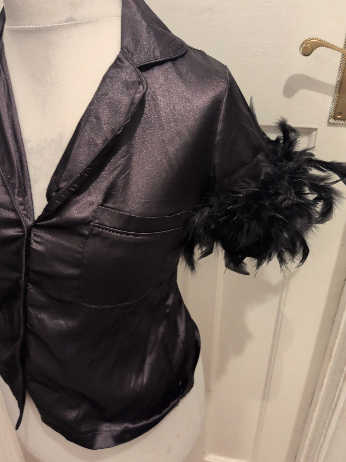 Ladies Boohoo Size 10 Black Pyjama Set