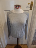 Ladies Dorothy Perkins Size 14 Grey Long Sleeved Blouse