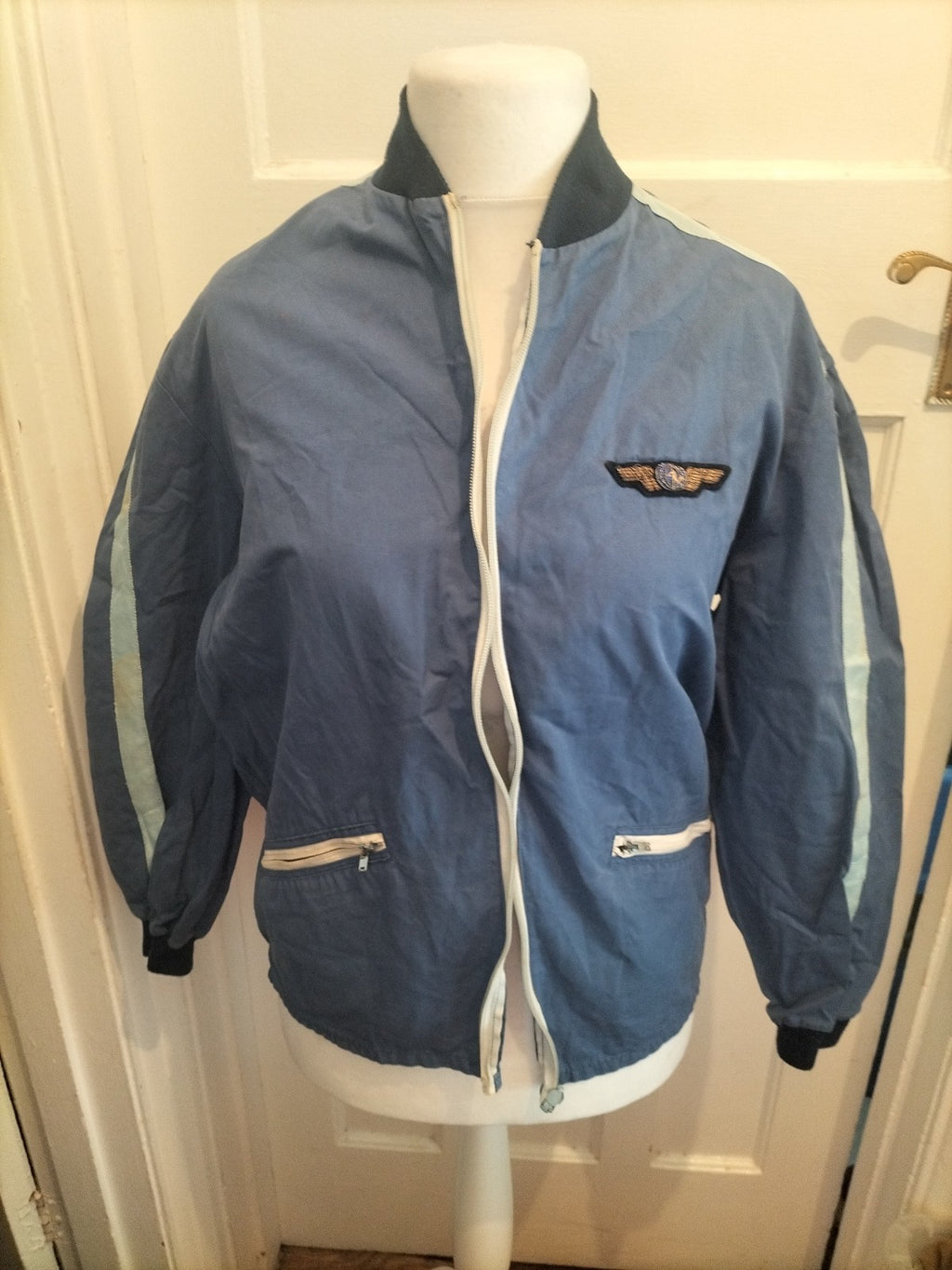 Skyjump Sportswear Blue Full Zip Jacket