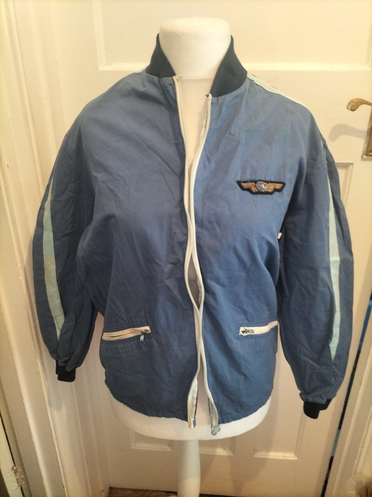 Skyjump Sportswear Blue Full Zip Jacket
