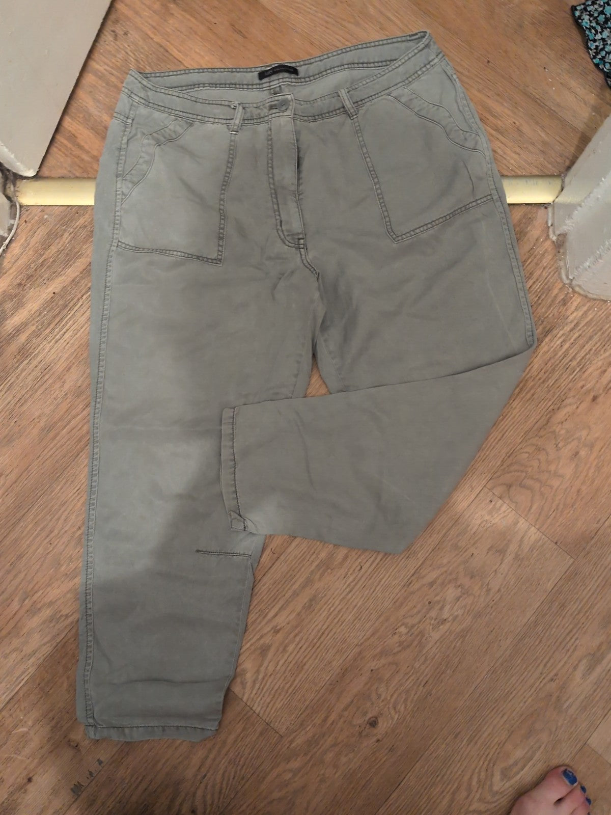 M&S Collection 16 Short Light Grey Jeans