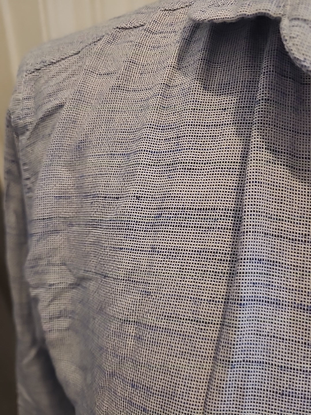 Mens Dnm73 Limited Size Small Grey Fleck Super Soft Long Sleeved Shirt
