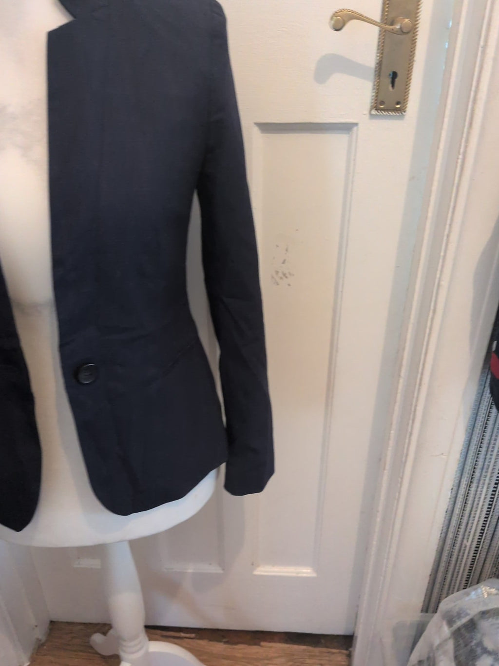 Zara 8 Navy Blazer