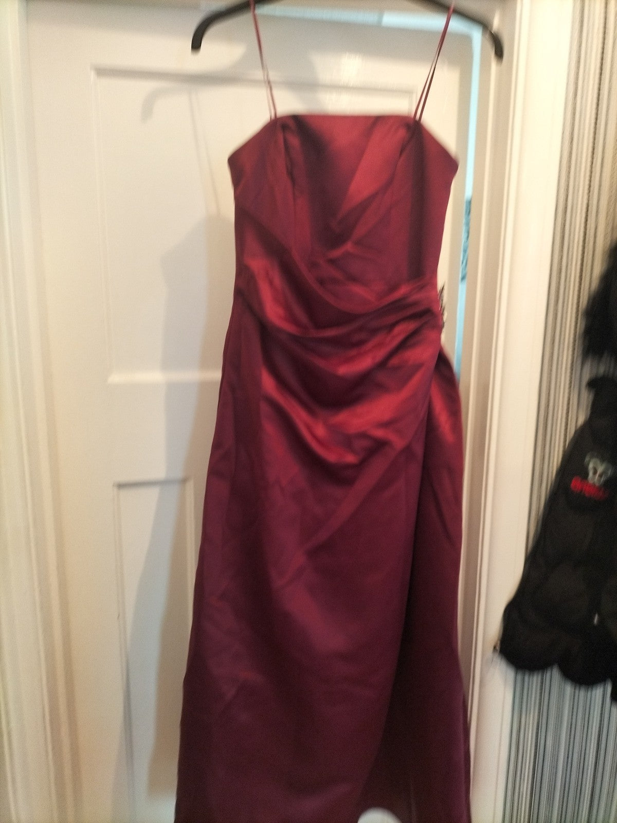 Ladies Wedding Collection Size 10 Purple Sleeveless Strapless Lined Dress